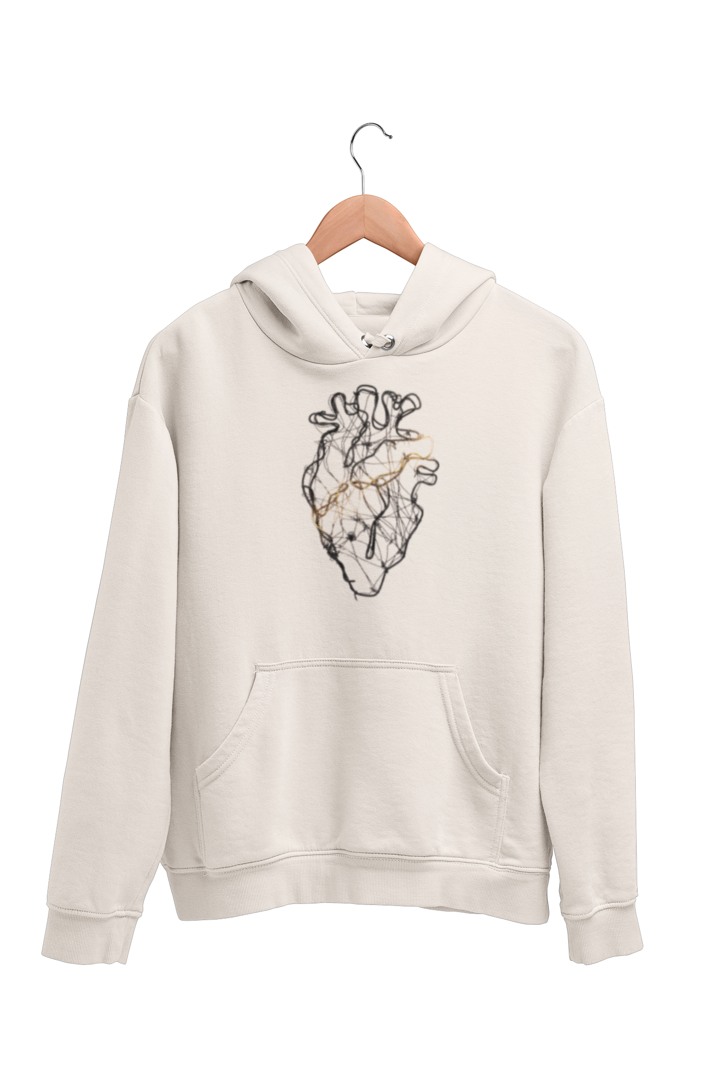Open Heart, Moletom, Branco Pérola
