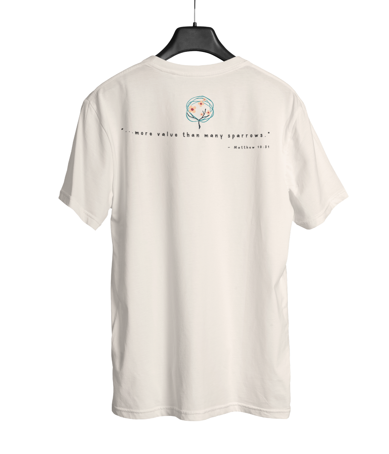 Sparrows V3, Camiseta, Branco Pérola
