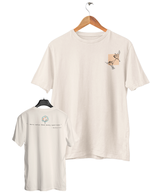 Sparrows V3, Camiseta, Branco Pérola