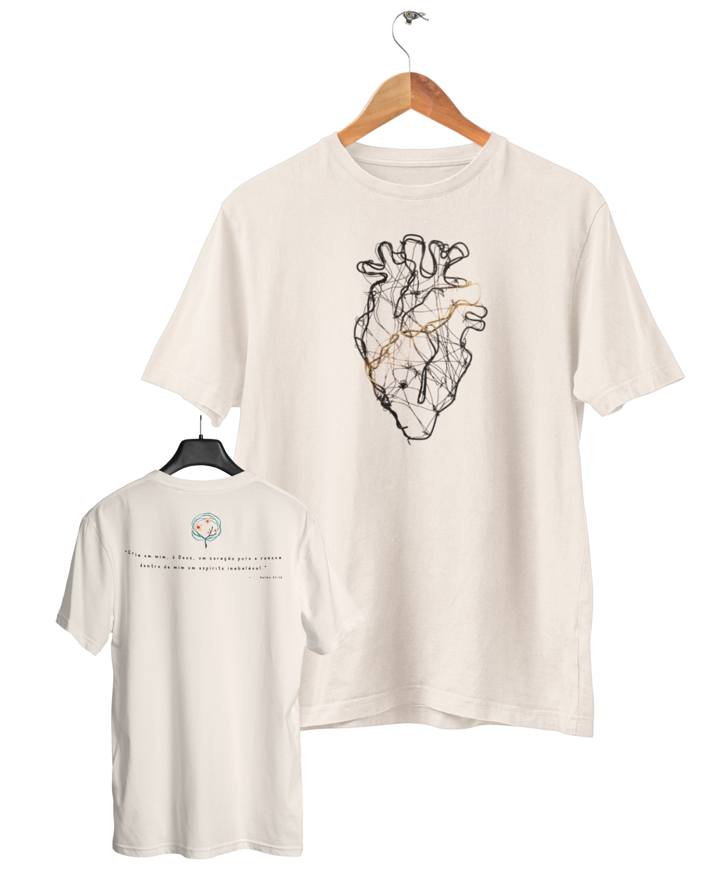 Open Heart, Camiseta, Branco Pérola