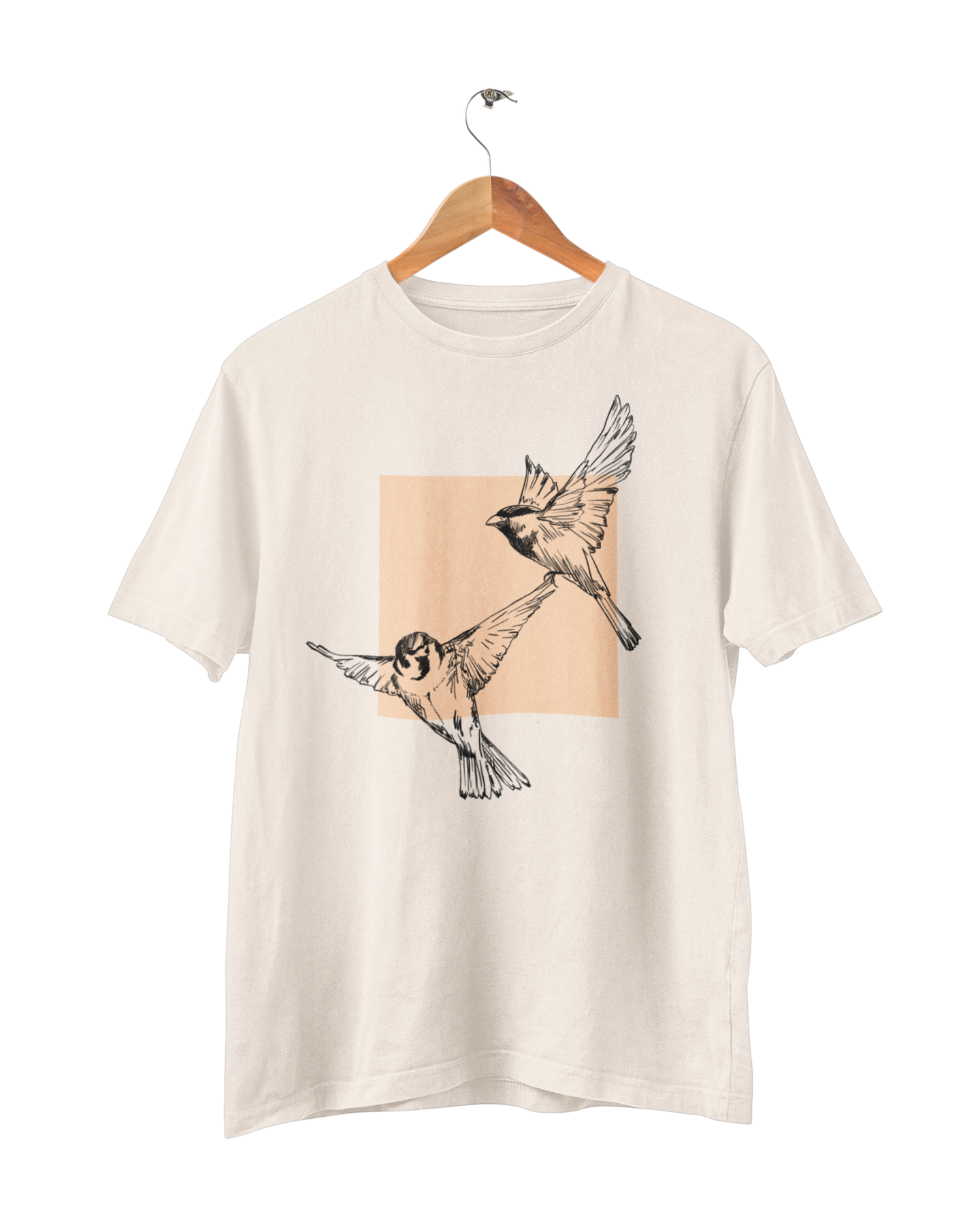 Sparrows, Camiseta, Branco Pérola