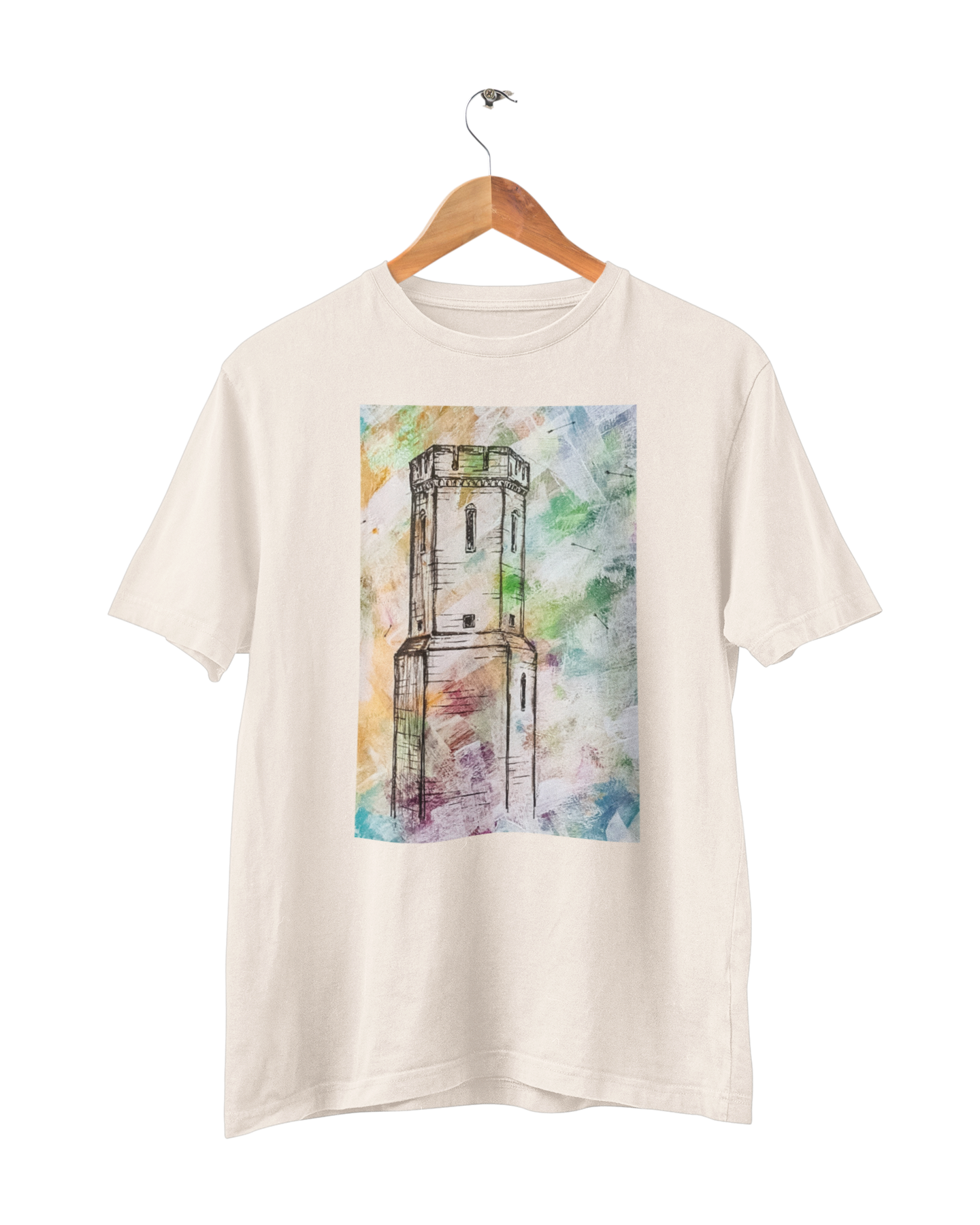 Torre de Vigia, Camiseta, Branco Pérola