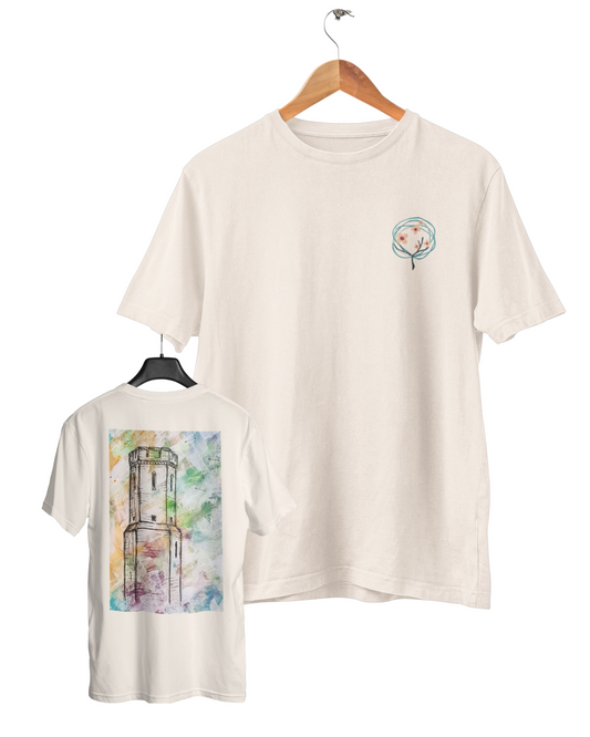 Torre de Vigia V2, Camiseta, Branco Pérola